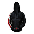 Fitspi Wholesale New Arrival Game Design 3d Digital Printing Zipper Hooded Sweatshirt Pullover Custom Hoodies