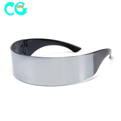 Alien Sun Glasses for Men Dolphin Fish Shape Waterproof Outdoor Sunglasses Kurt Cobain Glasses X-Men Clout Sunglasses