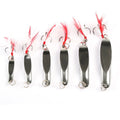 WLW07 Fishing Lure Metal Spinner Spoon Lures Trout Hard Bait Sequins Paillette Artificial Baits Spinnerbait Fish Tools