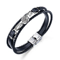 OEM Custom Handmade Stainless Steel Fashionable Musical Notes Charm Bracelets for Women & Men Hip Hop Punk Style Daily Wear