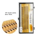 Natural Soft 60 Pieces Cilia Softer Feel Eyelashes 10D Individual Eyelash Personal Use Eyelash Extension