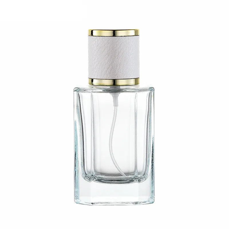 Hot Sell PU Cap Empty Tall Oil Perfume Bottle 40ML Cosmetics Packing Luxury Unique Perfume Spray Bottle