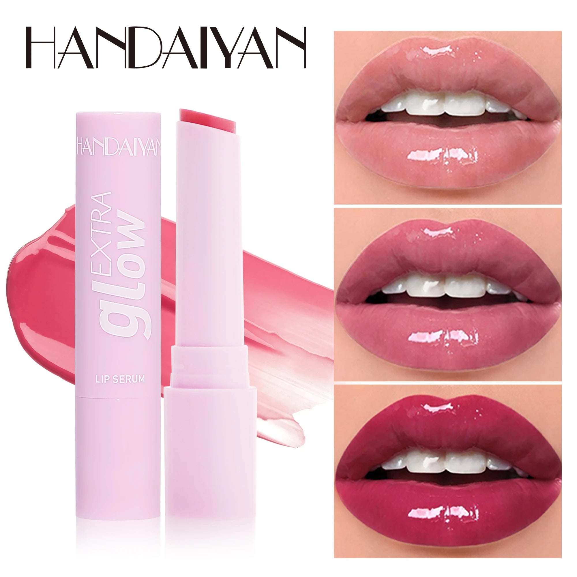 HANDAIYAN 8 Colors Extra Glow Natural Super Moisturizing Lip Balm Super Nourishing Color Care Lipstick