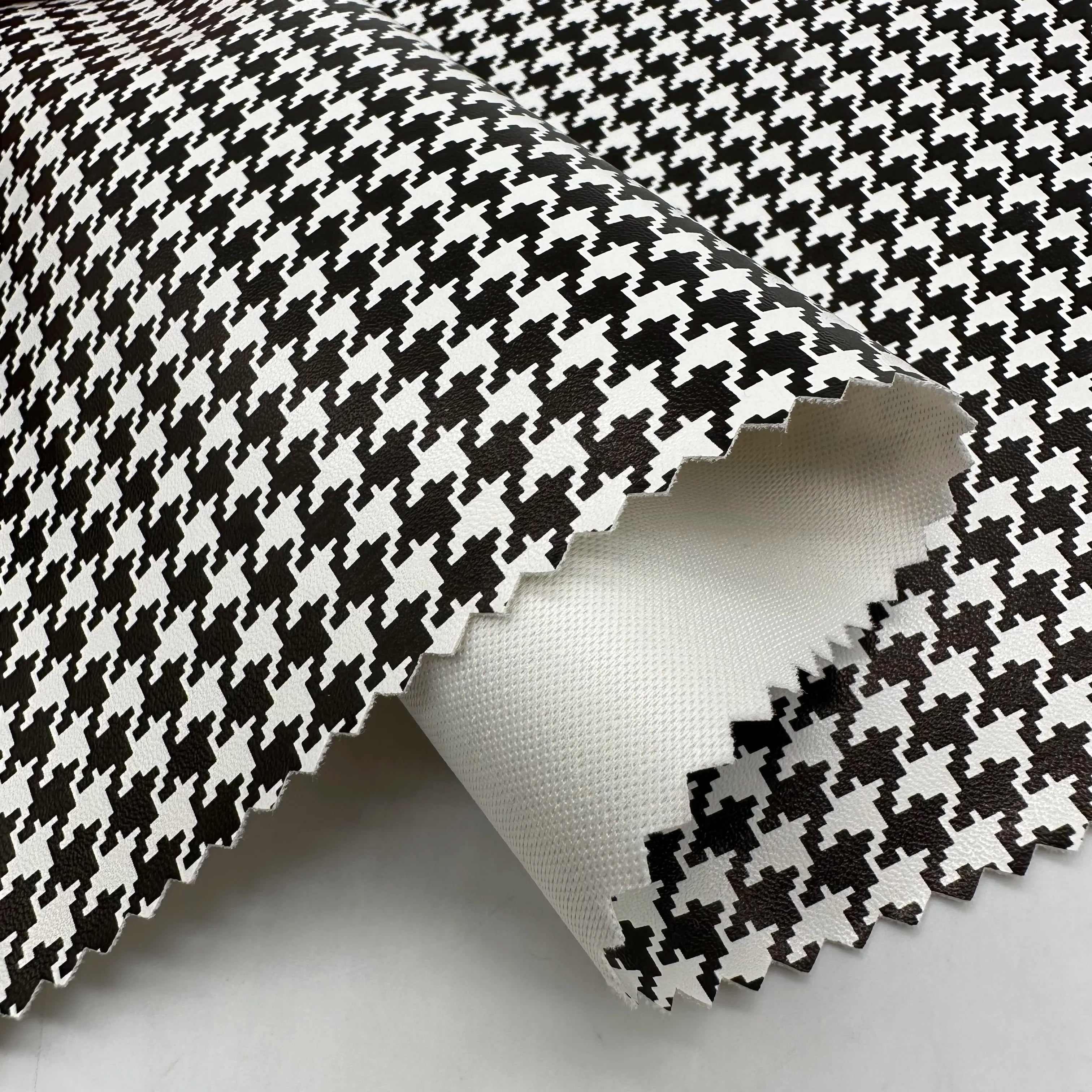 Wholesale Ready Stock Digital Print Faux Leather for Women's Pants