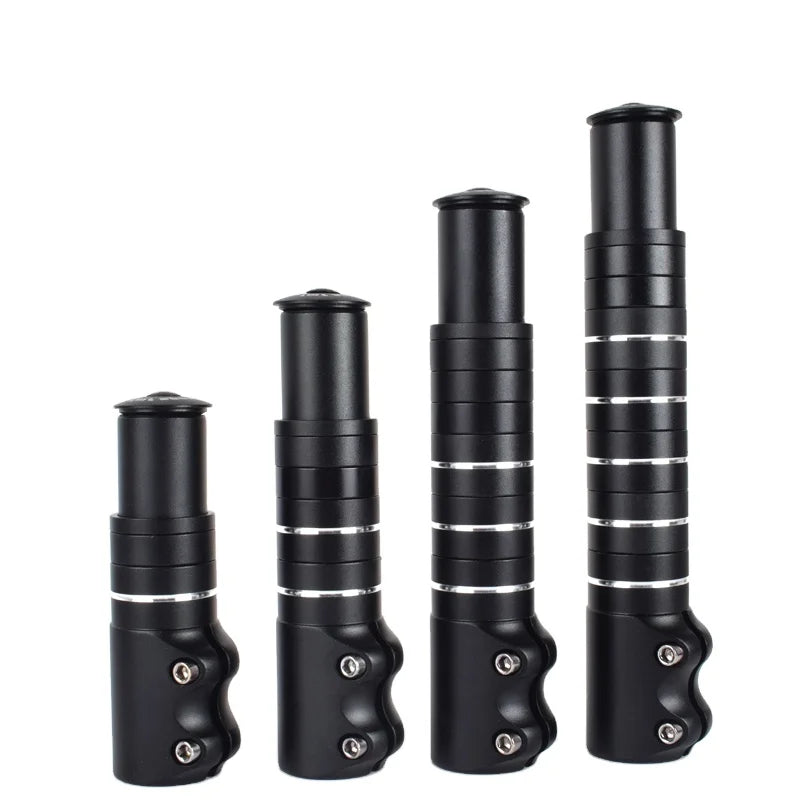 Aluminum Handlebar Riser for Mountain Bikes - 31.8mm Stem Riser Height Adjustable  MTB Bicycle Handlebar Raiser