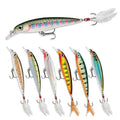 High Quality 95mm 13g Minnow LureLuminous Pesca Hard Fish Bait Wobbler Leurre Tilapia Fishing Lures MegaBDM