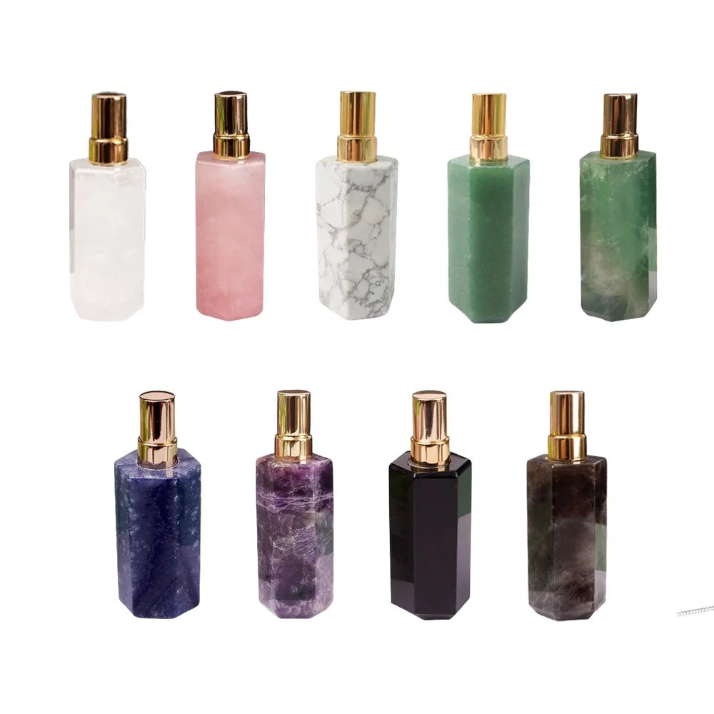 Wholesale Crystal Mini Perfume Spray Bottle Refillable Perfume Bottle Portable 100% Natural Luxury 10ml Perfume Bottle With Box