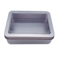 Tinned Square Tea Tin Box Metal Jewelry Gift Can Packaging for Cookies Wholesale Custom Packing Tinplate Tin Box