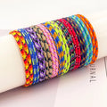 12 Colors Nautical Braided Rope String Surfer Bracelet Handmade Adjustable Nylon Rope Bracelet for Men Women Summer Jewelry Gift