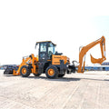 Retroexcavadora China CE EURO 5 EPA Factory Price 4x4 Digger Excavator Backhoe Loader