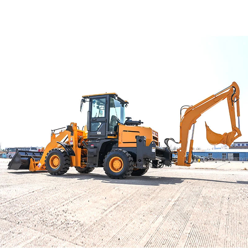 Retroexcavadora China CE EURO 5 EPA Factory Price 4x4 Digger Excavator Backhoe Loader