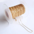 Factory Direct Real 14K Gold Filled Jewelry Findings 1.3mm Jewelry Thin Chain for Jewelry Making
