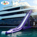 Customized Outdoor Large Adult Slide Water Inflatable Yacht Slide Floating Slide for Sale
