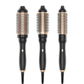 Volumizing Brush Heated Hair Curling Ceramic Tourmaline Ionic Curling Iron PTC Heating Dual Voltage Thermal Heated Brush