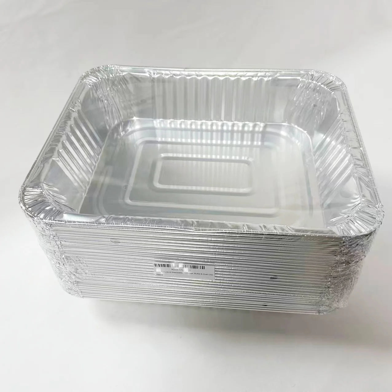 9x13" Aluminum Pans Half Size Steam Table Deep Pans Tin Foil Containers with Foil Lids Chafing Dish Buffet Catering