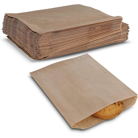 Personalize Print Environment Friendly Keeps Food Fresh Grease Resistant Kraft Paper Bakery Bag for Cookies Breads Candy