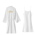 Summer Bathrobe Set Women Kimono Robe Lady Rayon Bath Gown Suit Yukata Nightgown Sleepwear Sleepshirts Pijama Size M-XXL