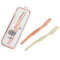 SBelle Disposable Facial Lip Temple Eyebrow Trimmer Razor Shaper Stainless Steel Pointed ABS+Micro Stainless Blade Folding Eye MegaBDM