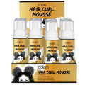 OEM Strong Hold Organic Foam Wrap Private Label Hair Styling Curling Displace Packing Foaming Hair Mousse