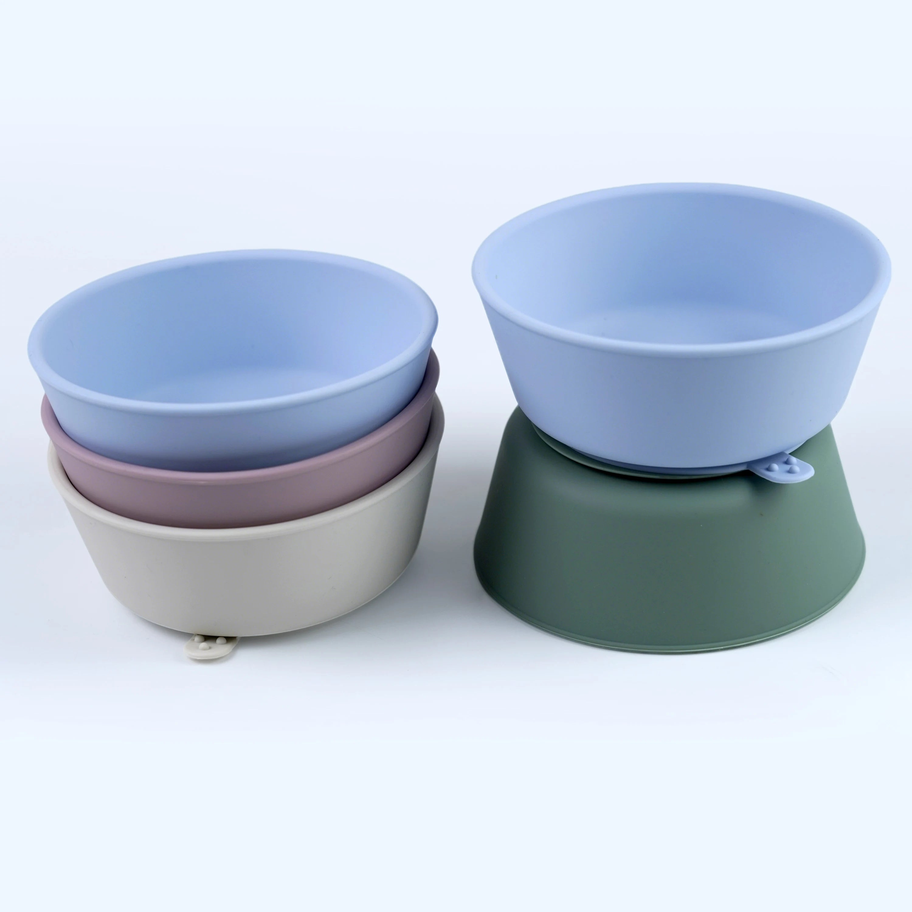 Silicone Suction Bowls for Toddlers Baby Dishes & Utensils