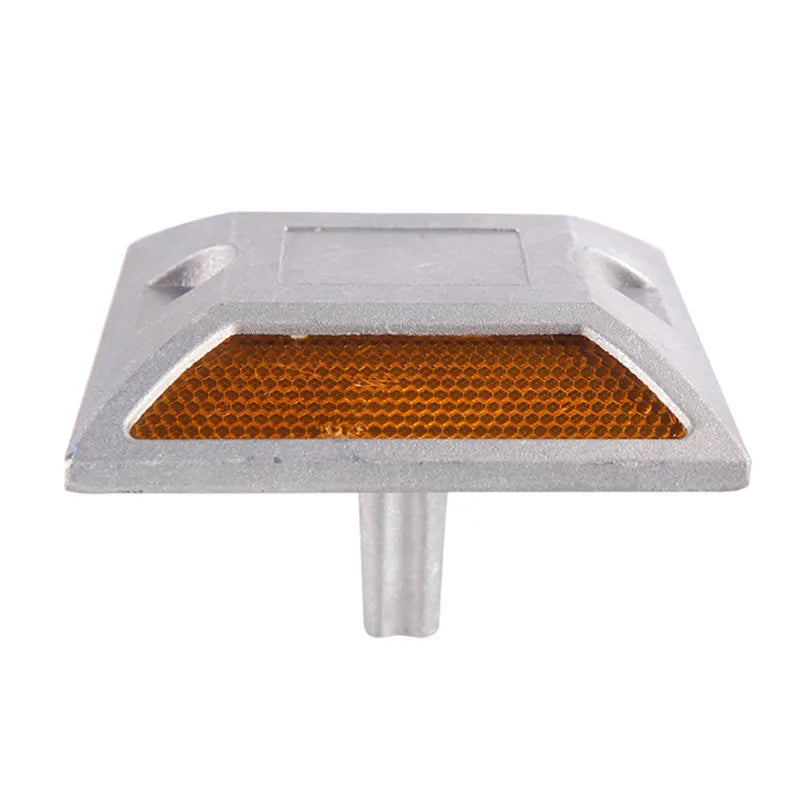 High Brightness Excellent Warning Effect Driveway Warning Heavy-duty Aluminum Road Reflector Reflective Road Stud