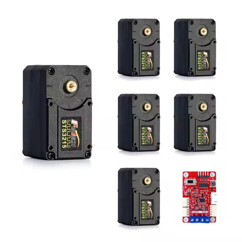 SOARM 100 101 7.4V STS3215 Servos for 3d Print Robotic Arm  High Torque Intelligent Bus Servo TTL for Robot Arm Smart Switch DIY