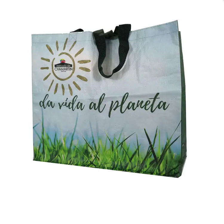 Wholesale Promotion Customized Eco Friendly Custom Woven PP Plastic Beach Tote Bags Women