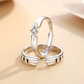 New Trendy Sweet Lover Animal Paw Couple Ring Trend Personality Open Ring for Lover Men Women Finger Diamond Ring for Wedding