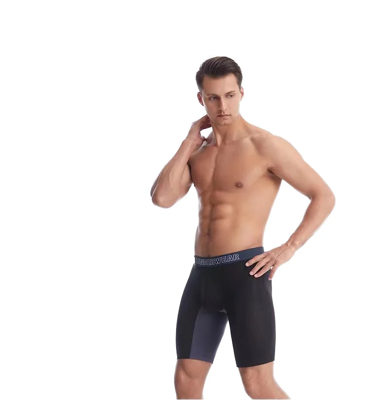 Custom Extra Large Men's Bamboo Knitted Breathable Eco-Friendly Boxer Shorts