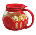 Whosale 3 in 1 Square Popcorn Paper Cup With Holder Popper Borosilicate Glass Measures Kernels Dishwasher