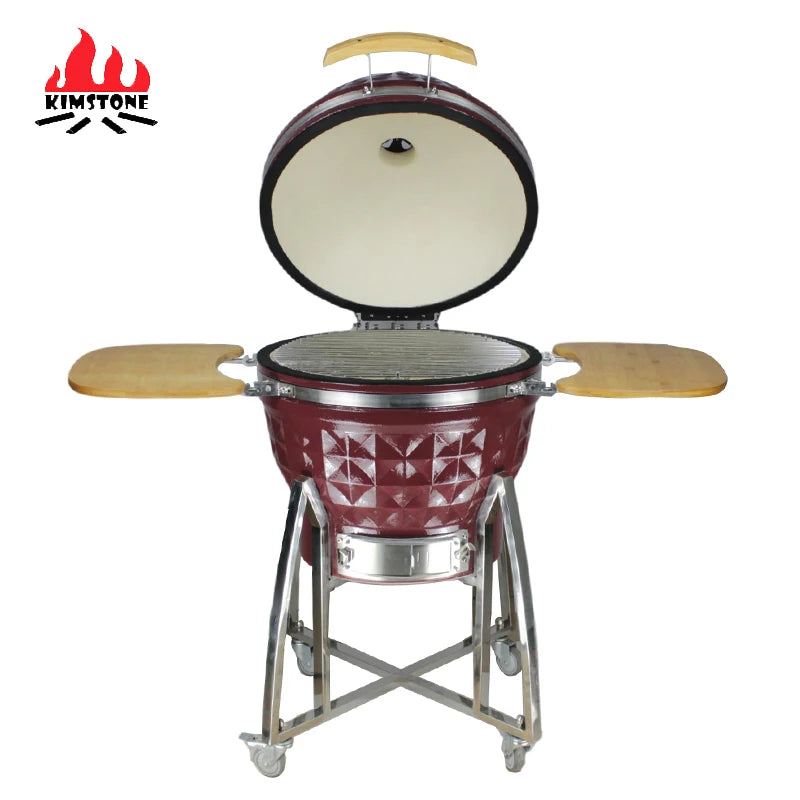 KIMSTONE 24 Inch Dokamado  Fire Fan Komado Ceramic Accessories Kamado Grill