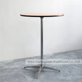 JJ220006 Balcony Table Outdoor Furniture Height Adjustable Bar Plywood Bar Tables Folding for Hotel Wedding Dining Restaura