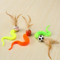 Pet Toy Ball Interactive Cat Toys Caterpillar Feather Cat Exercise Toys Soccer Ball Pet Supplies 2025