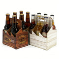 Custom Cardboard Box Beer Wine Bottle Carrier Holder 4 Pack Beer Carriers Cardboard 6 Pack Beer Holder