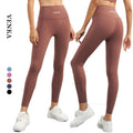 Women Winter Sports Pants Keep Warm  Fabric Front Seamless High Waist Butt Lift Fitness Sports Yoga Pants