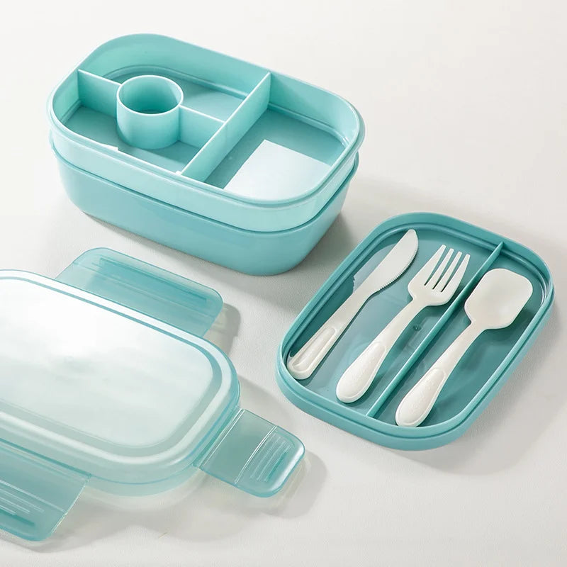 OEM ODM Student Bento Box Wholesale Children Sealed Fruit Salad Box Workers Microwave Lunch Boxes