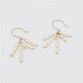 GE075 Natural Pearl Earrings Handmade 14K Gold Filled Jewelry Vintage Jewelry Minimalist Long Tassel Earrings