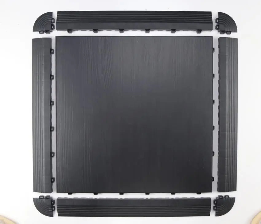 Interlocking Waterproof Anti-Slip Dance Floor Tiles with Aluminum Edges and Corners for Indoor Use