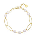 925 Silver Fashion Jewelry Pearl Bracelet Women 925 Sterling Silver Baroque Pearl Bracelet for Women