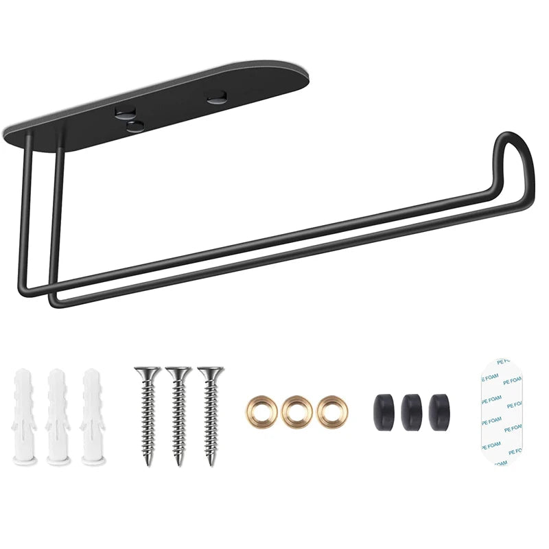 Stainless Steel Modern Brushed Paper Towel Holder for Bathroom Wall Mount
