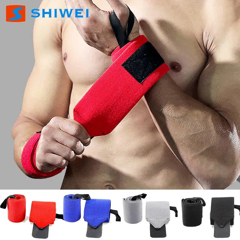 Four Colors Cotton Custom Logo Cross Training Powerlifting Weight Lifting Gym Wrist Wraps