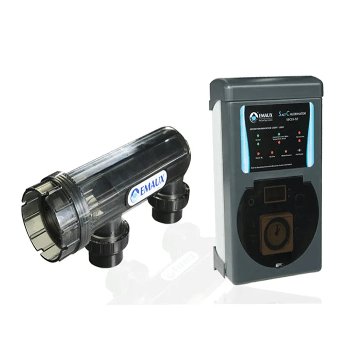 Professional Emaux Swimming Pool Water Chlorinator Plastic Salt Chlorine Generator