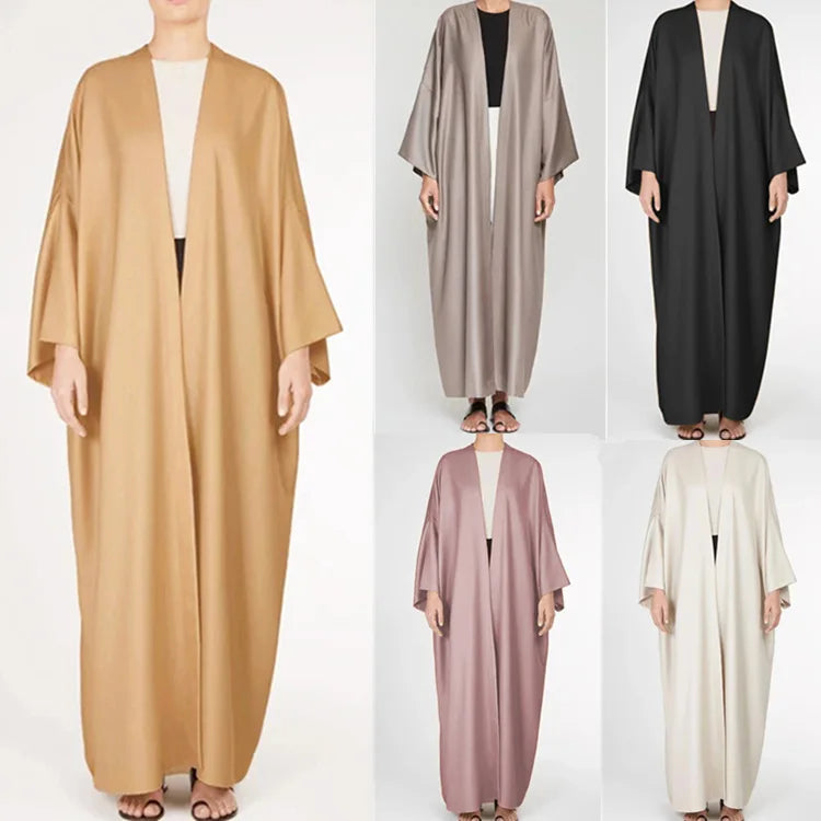 Wholesale New Arrival Oem Abaya Kimono Dubai Kaftan Muslim Cardigan Abayas Women Casual Robe Femme Caftan Islam Clothes
