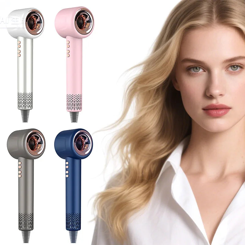 New Design Ionic High Speed Hair Dryer with Smooth Nozzle Professional Fast Drying DC Motor 1600W