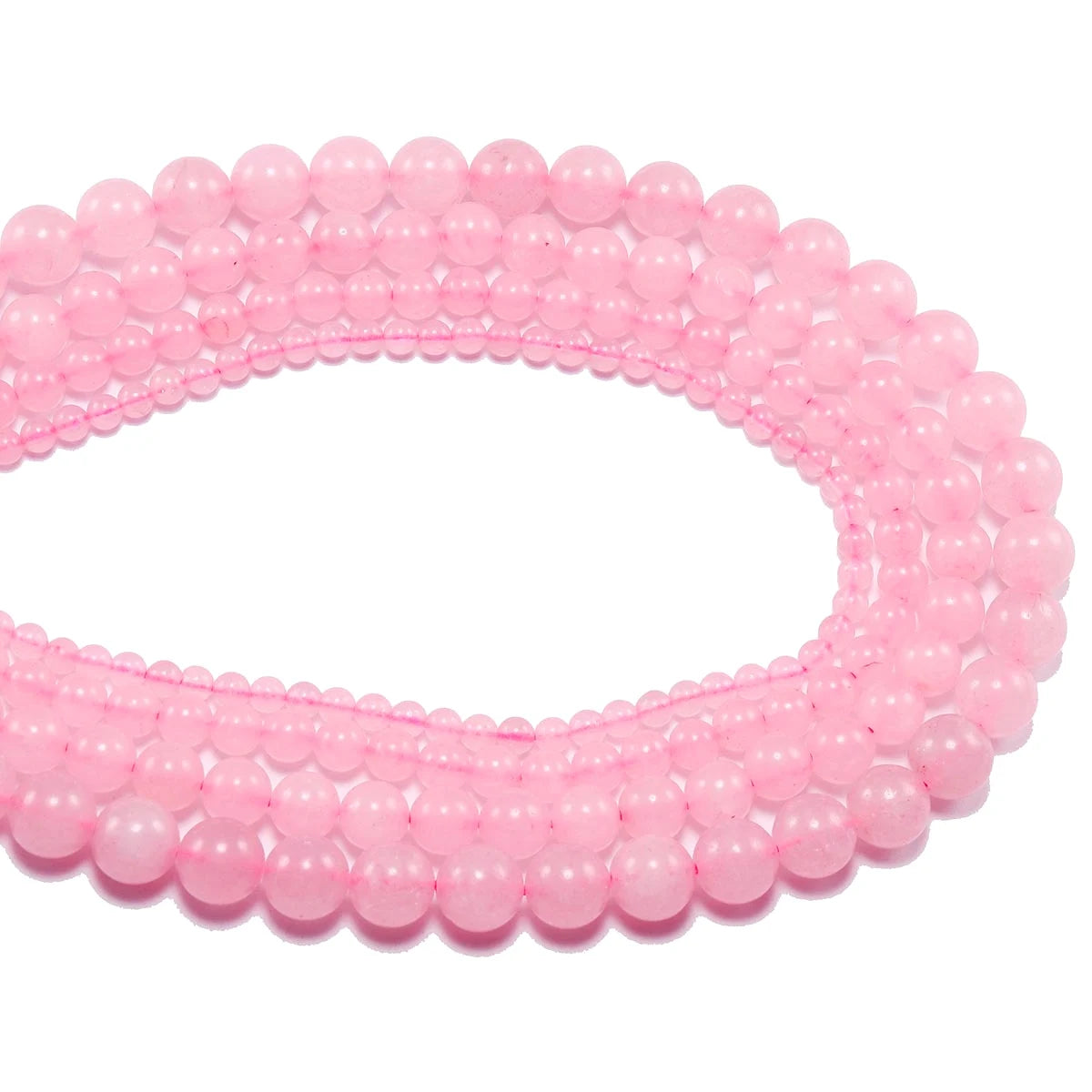 Wholesale 8mm Loose Gemstone Natural Stone Rose Quartz Amethyst Crystal Beads for Jewelry Making