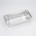 Rectangle Aluminum Foil Loaf Pan Disposable Container Tray Sizes Manufacturer with Plastic Lids