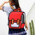 Fashion Korea Simple Design Waterproof Nylon Polyester Durable Girls 13 Inch Lap Top Bag