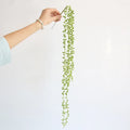 Outdoor Decoration Wall Faux Arrangement Vines Artificial Succulent Green Plants