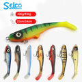 Selco 24Cm 83G Slow Sinking 3M PVC Shallow Fishing Lure for Pike and Bass for River Lake Stream Fishing