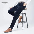 Men's High Stretch Anti-Wrinkle Business Casual Pants Spring and Autumn Plus Size Design Comfortable Suit Pants